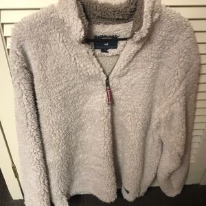 Southern marsh Sherpa fuzzy pullover